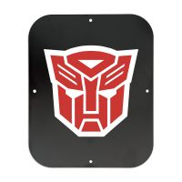 'Transformers Autobots Metal Game Room Sign- 9-3/4" x 7-7/8"